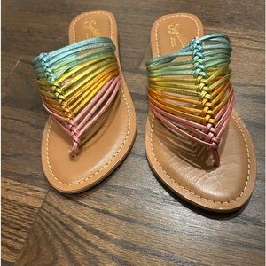 Seychelles rainbow sandal size 8.5. Excellent used condition